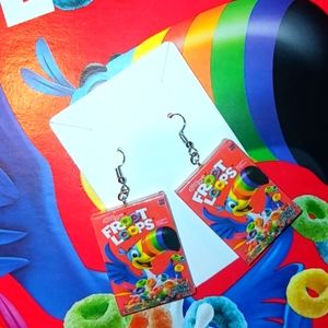 Fun Earrings, Cereal Earrings, 3D Earrings, Cute Earrings
